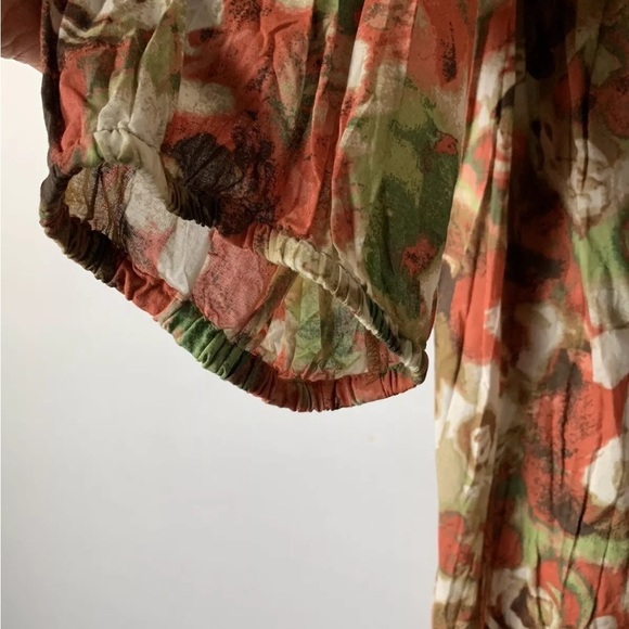 JM Collection Women’s Top Shirt Tunic 18W Wrinkle 3/4 Sleeve 100%Cotton - Picture 10 of 16